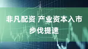 非凡配资 产业资本入市步伐提速
